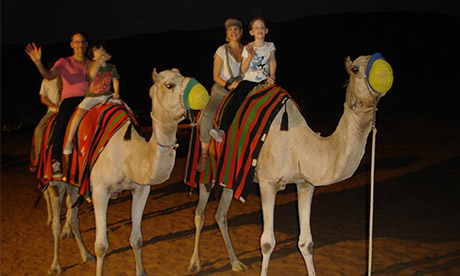 nye abu dhabi Camel Riding & Sand Skiing